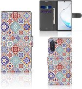 Bookcase Samsung Galaxy Note 10 Tiles Color