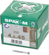 Spax Schroef MDF Verzinkt Torx 4.5 x 45 (200)