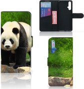 Huawei Nova 5T | Honor 20 Telefoonhoesje met Pasjes Panda
