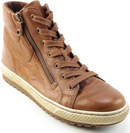 Gabor Shoes | Bulner Womens Hi Top Trainers in Navy Suede | Mozimo