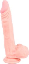 You2Toys - Anatomisch Perfecte Penis Imitatie Dildo met Zuignap voor Oraal of Anaal Gebruik met Spitse Eikel – 21 cm – beigeig