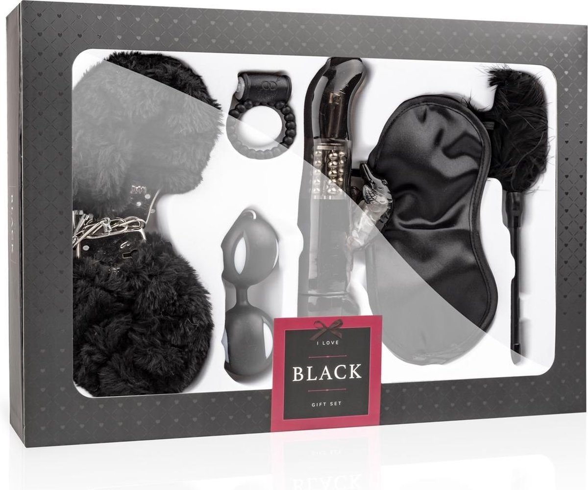 Loveboxxx I Love Black Cadeauset Sex Toys Voor Koppels Erotische Geschenkset Met 5573