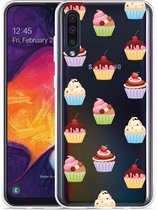 Galaxy A50 Hoesje Cupcakes - Designed by Cazy