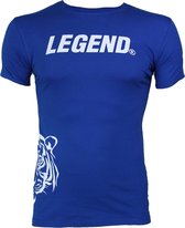 Legend Sports Logo T-shirt Blauw Maat Xxs