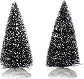 Lemax - Bristle Tree -  Set Of 2 -  Small - Kersthuisjes & Kerstdorpen