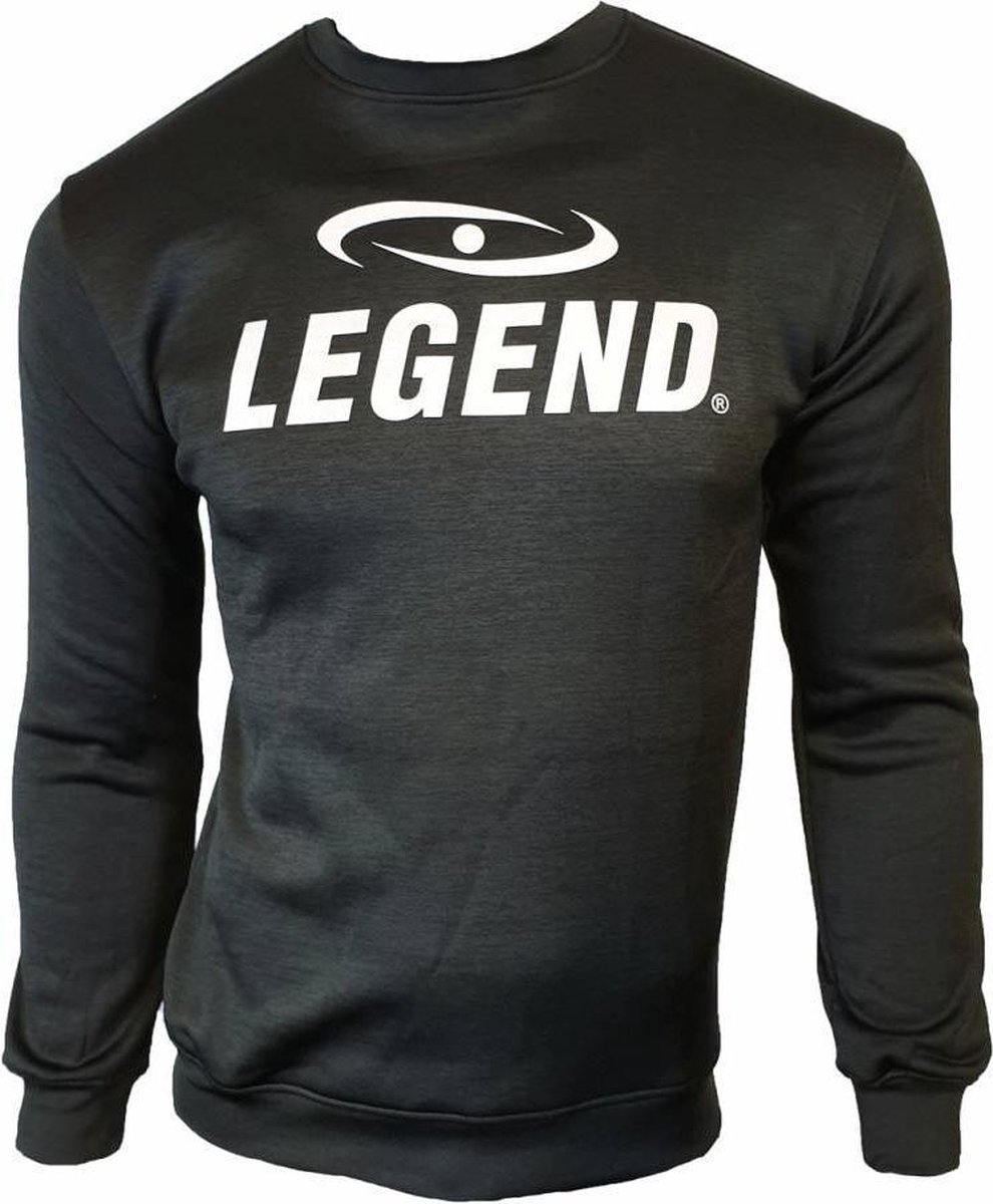Legend Sports Sweater Heren Polyester Zwart Maat S