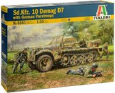 Italeri - Sd. Kfz. 10 Demag D7 German Paratroopers * (Ita6561s)