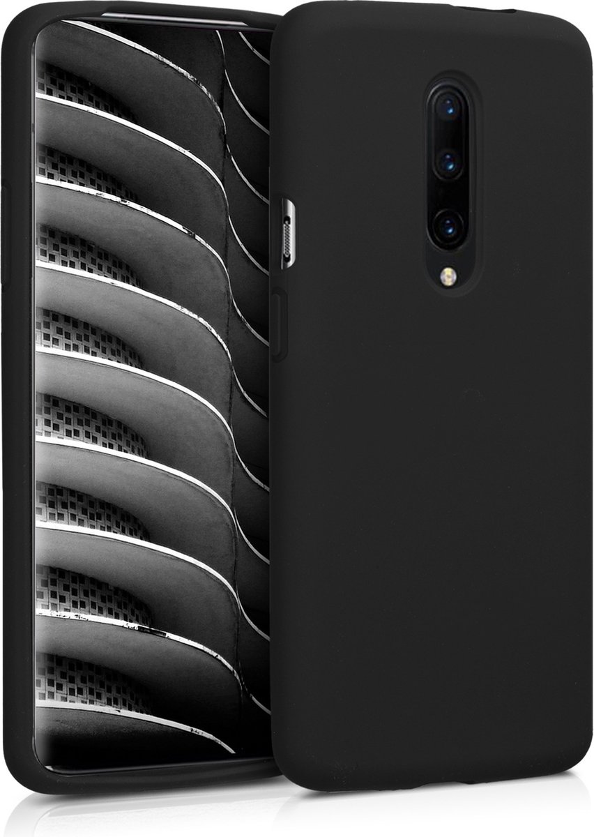 Silicone case OnePlus 7 zwart bol
