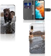 Huawei Y6 (2019) Telefoonhoesje met Pasjes Honden Labrador