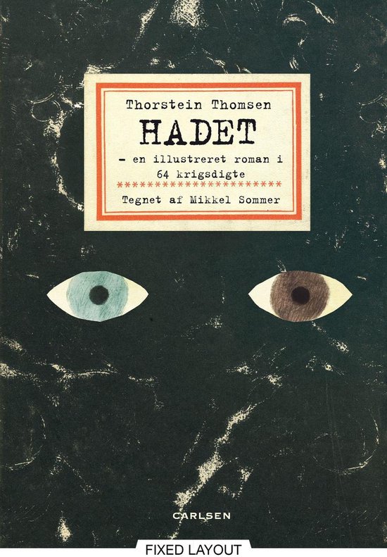 HADET – en illustreret roman i 64 krigsdigte - cover