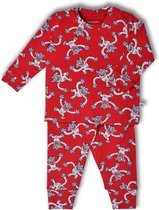 Woody pyjama unisex - rood - 192-3-CPA-Z-983 - maat 62