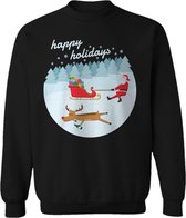 JAP Foute kersttrui - Happy holidays - Kerst - Dames en heren - Kerstcadeau - Maat S