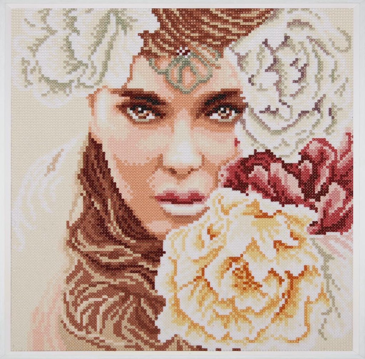 Diamond painting kit Intrigerende blik Lanarte PN0184514