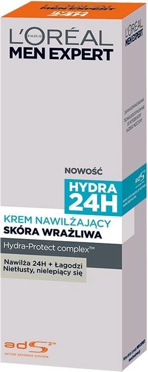 L'Oreal - Men Expert Hydra 24H Moisturizing Cream To Score Sensitive 75Ml