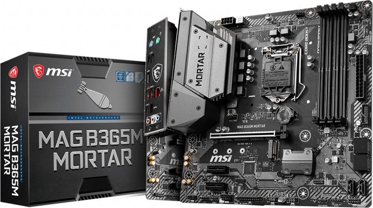 Gaming Moederbord MSI B365M Mortar mATX DDR4 LGA1151 - MSI
