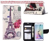 Xssive Hoesje voor Samsung Galaxy S6 Edge Plus G928 - Book Case - geschikt voor pasjes - Eiffeltoren Big Ben