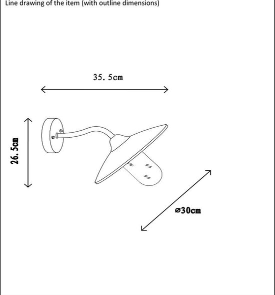 Lucide ARUBA - Applique murale Extérieur - 1xE27 - IP44 - Rouille