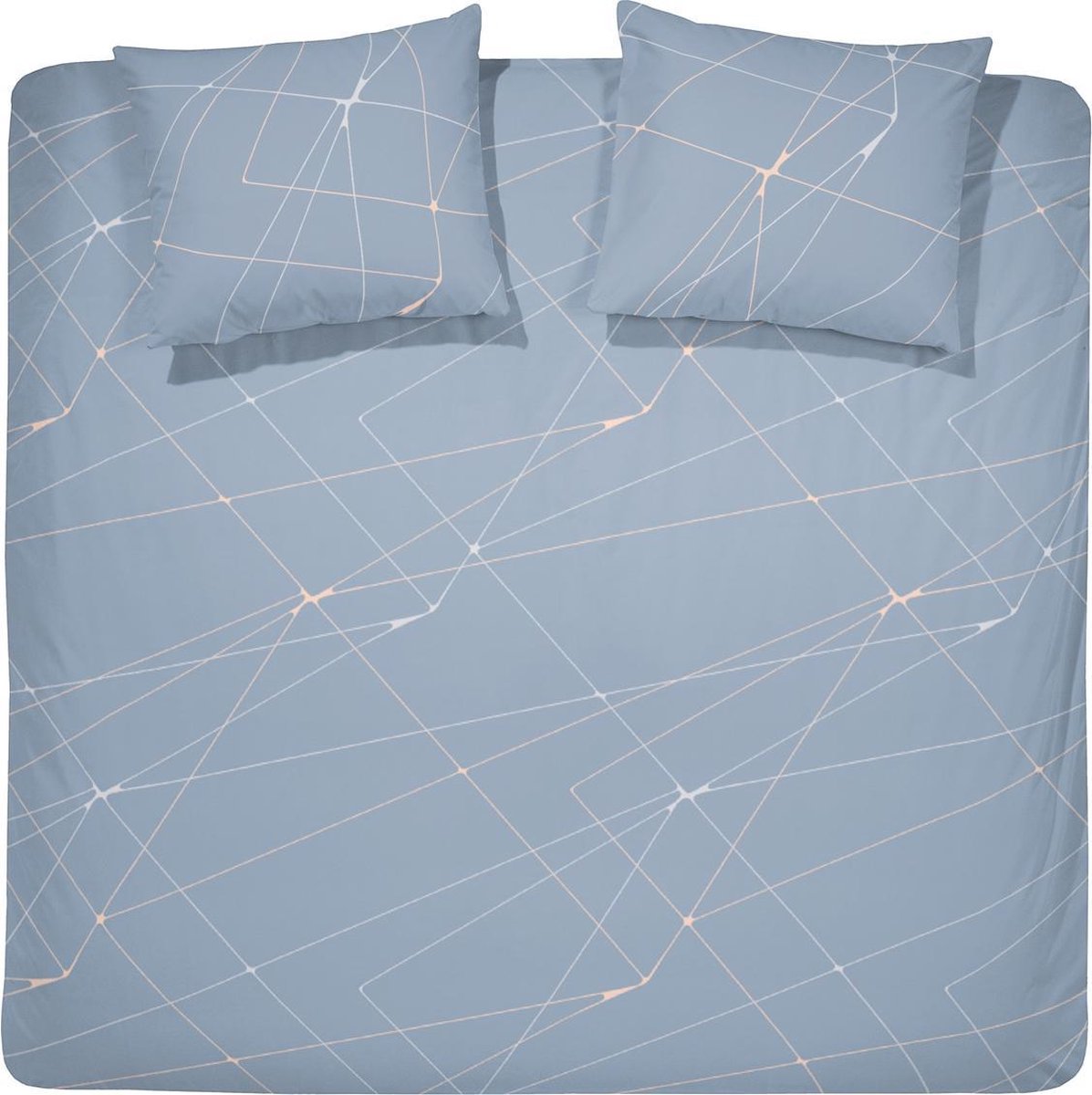 Damai Acies Dekbedovertrek - Katoensatijn - Tweepersoons - 200x200/220 cm - Grey