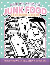 Kawaii Food Coloring Book Junk Food Coloring Book