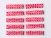 Ministeck 10 x 1 Kleurstrips - roze