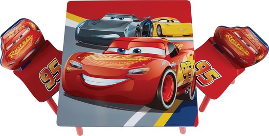 Derbevilletest handtekening Mus Disney Cars - Kids Table and 2 Chairs Set (527CDY01NE) | bol.com