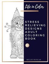 STRESS RELIEVING DESIGNS ADULT COLORING BOOK (Book 6)