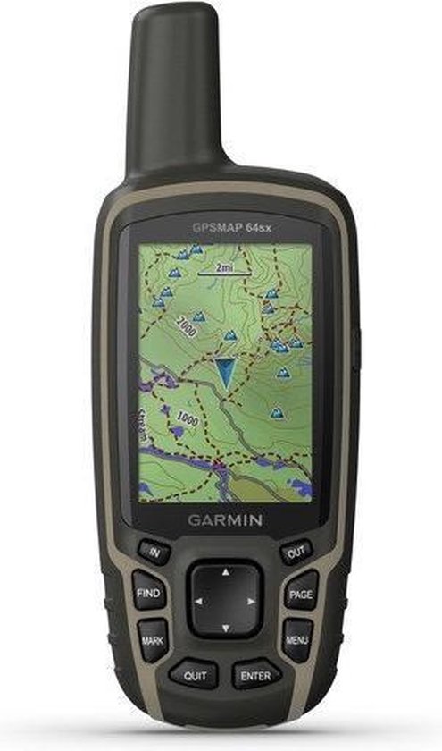 George Eliot storting Aarzelen Garmin GPSMAP 64sx Wandelnavigatie Persoonlijk Zwart, Groen 8 GB | bol.com