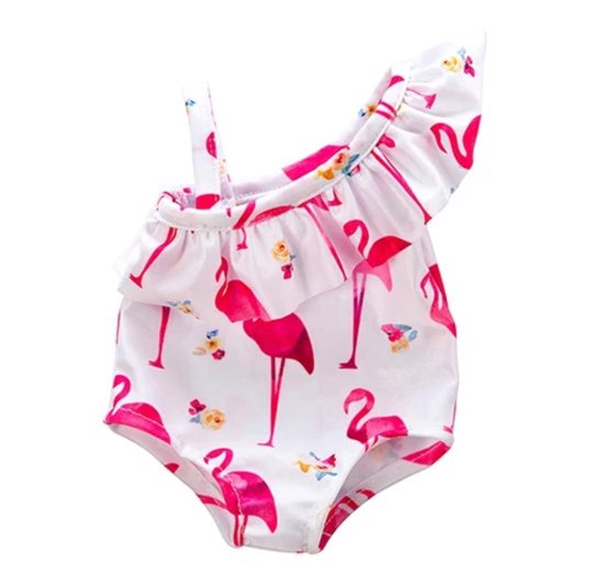 Vêtements de poupée - Convient pour Bébé Born - Maillot de bain Flamingo -  Maillots de... | bol