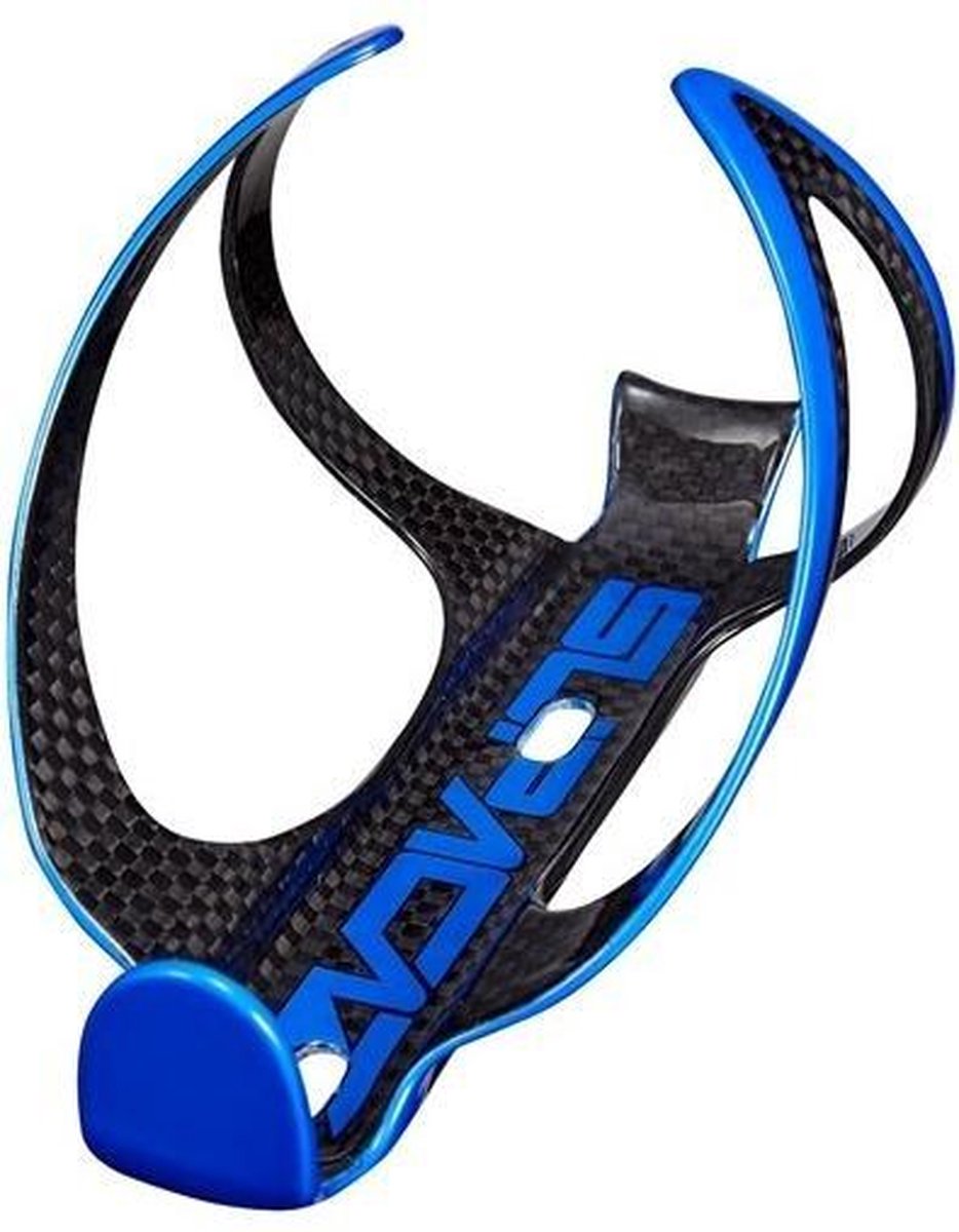 Supacaz bidonhouder carbon - neon blue