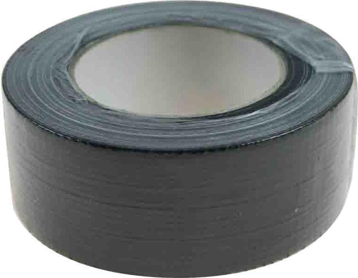 Ducktape zwart - Duck Tape - Ducttape - Duct Tape - 50mm x 50m - per rol |  bol.com