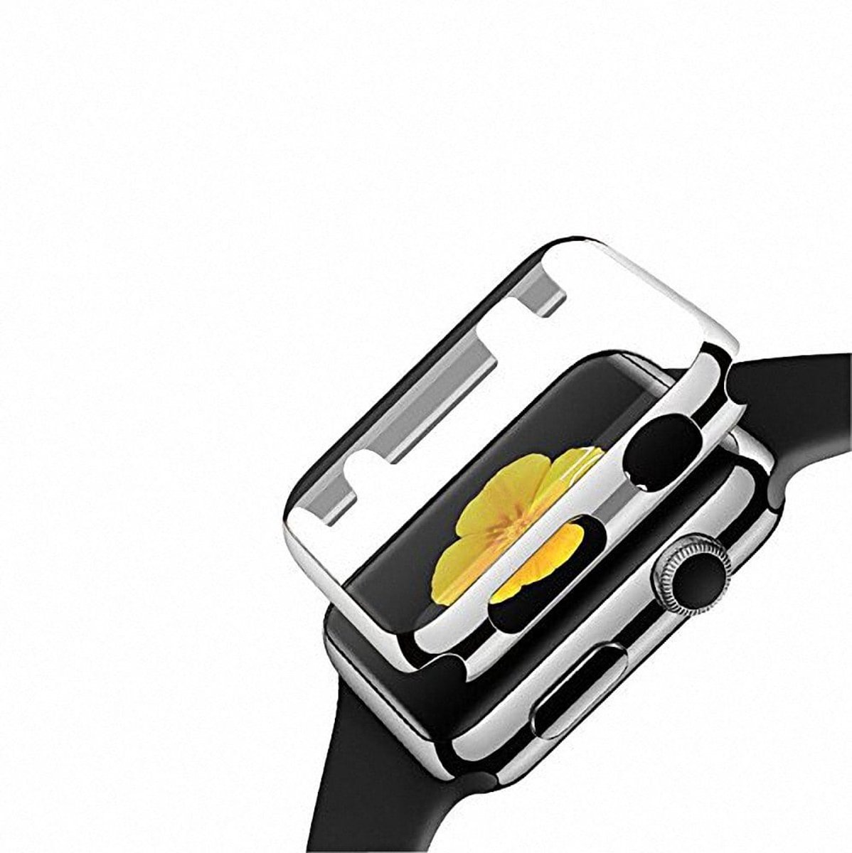 Case cover - Apple Watch 3 42mm - zilver - 4H bescherming