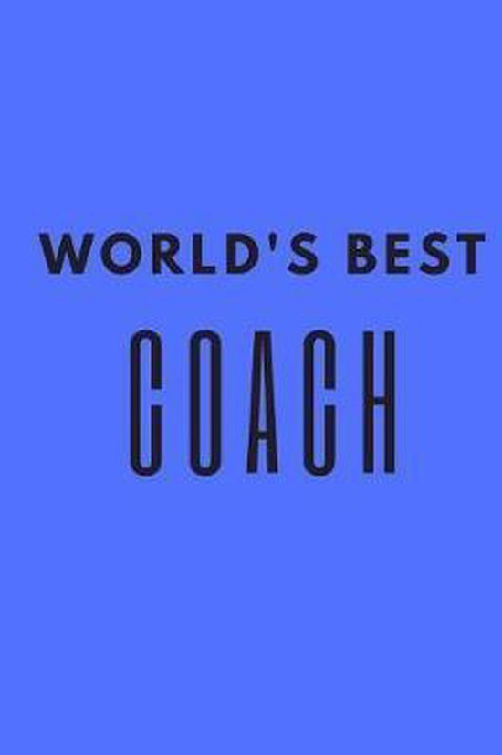 World's Best Coach, Magicsd Designs Journals 9781074783037 Boeken