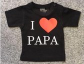 T-shirt Logostar I love PAPA I love PAPA pour bébé Taille 80