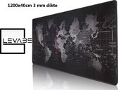 120 CM X 40 CM X 3 MM MEGA GROTE Wereldkaart Muismat |  Gaming | Landkaart| Wereldkaart | Computer
