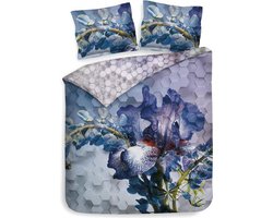 Heckett & Lane Kaz Dekbedovertrek - Litsjumeaux - 240x200/220 cm - Royal Purple