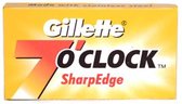 Gillette Double Edge Blades Scheermesjes 7 O'Clock SharpEdge (5 stuks)