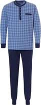 Heren pyjama blauw Pastunette