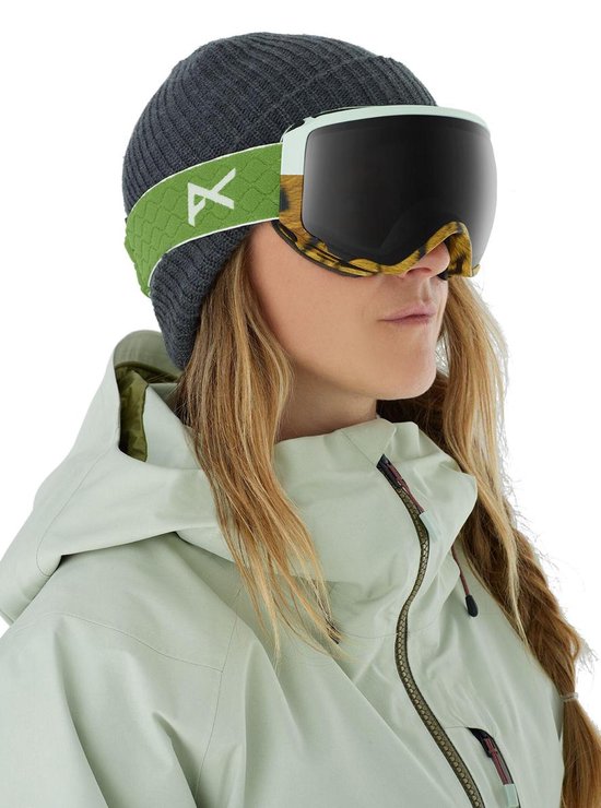 Anon WM1 dames goggle tiger / sonar smoke (met MFI facemask en extra