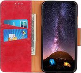 Wallet bookcase geschikt voor Apple iPhone 11 - rood
