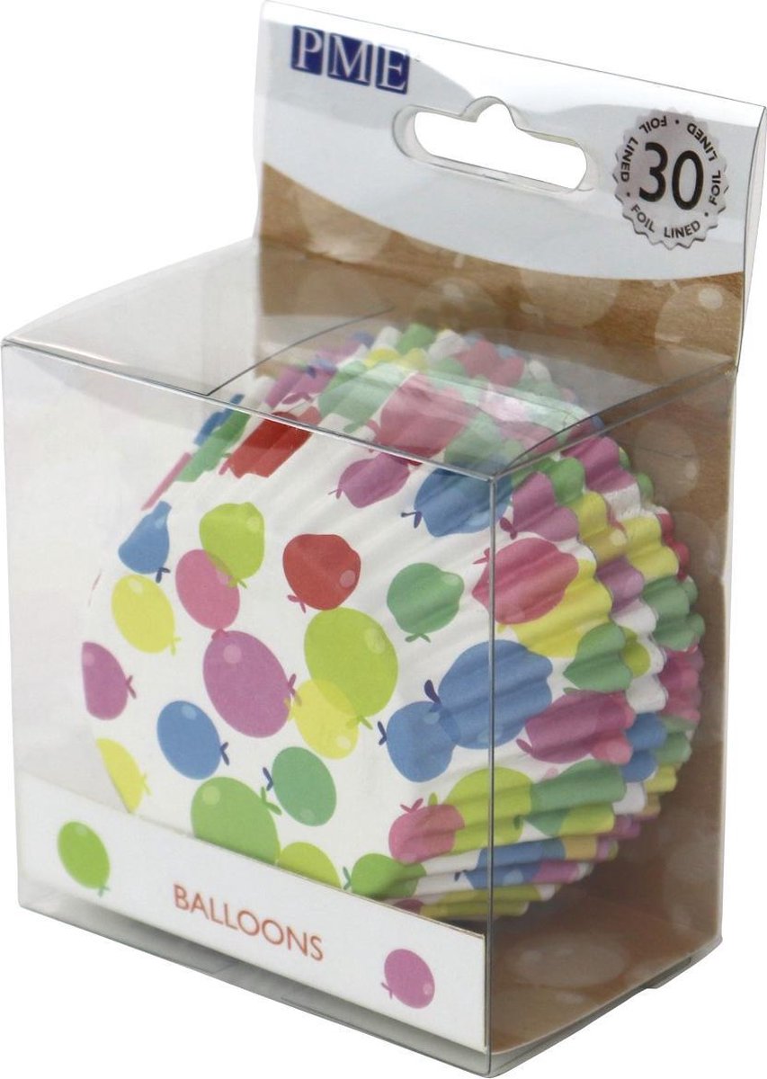 PME Cupcakevormpjes Ballonnen pk/30