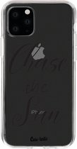 Casetastic Apple iPhone 11 Pro Hoesje - Softcover Hoesje met Design - Chase The Sun Print