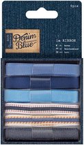 1 meter Lint (6stuks) - Denim Blue