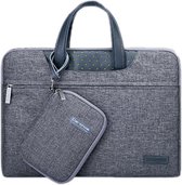 Let op type!! Cartinoe Business serie 13.3 inch draagbare Laptoptas met onafhankelijk tasje voor voedingsadapter  geschikt voor MacBook  Lenovo en andere laptops  Interne afmetingen: 31 x 21.