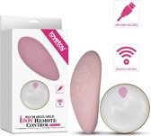 Roze Oplaadbare opleg vibrator met afstandsbediening