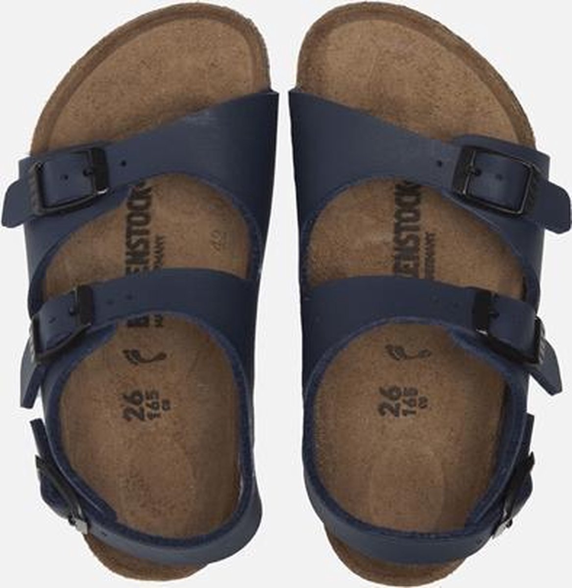 Birkenstock Roma Slippers Unisex Blauw