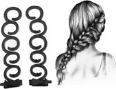 Invlecht hulpstuk - invlechten tool haarclip simpel Styling tool haar hulpstuk