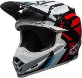 Bell Crosshelm Moto9 MIPS® Gloss White/Black/Red District-S