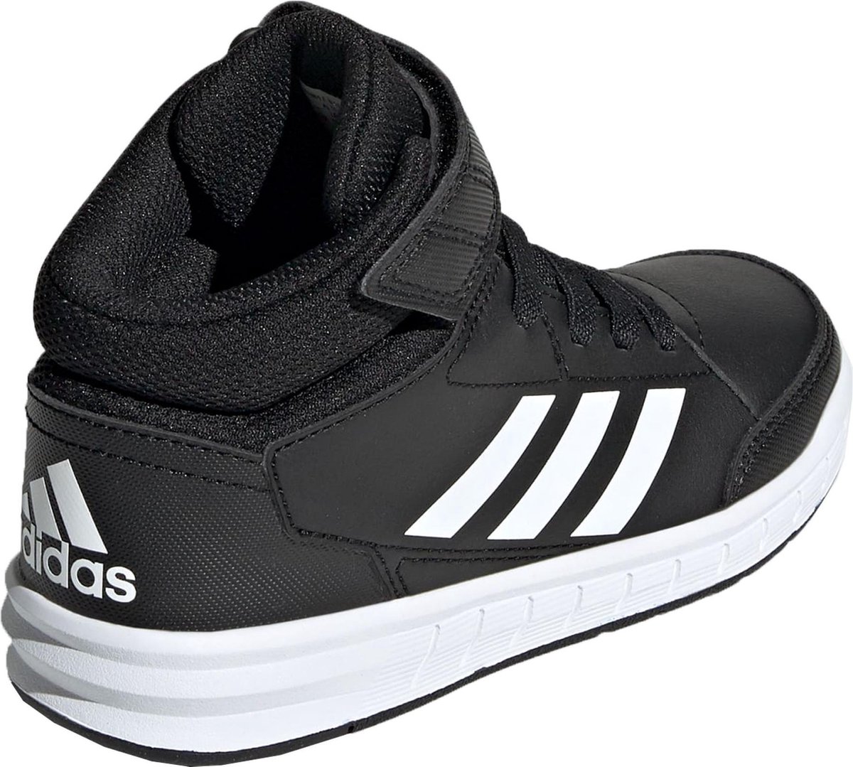 adidas adidas AltaSport Mid Sneakers - Maat 32 - Unisex - zwart/wit | bol