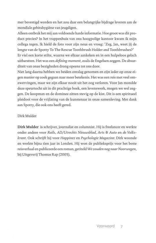 Tekstpagina met informatie over de auteur Dirk Mulder en recensies.