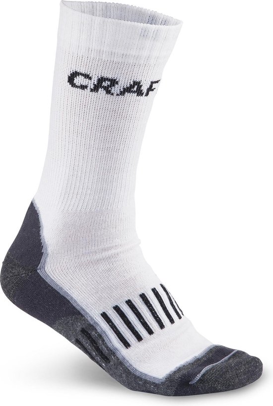 Craft Active Training 2-Pack Sock - Sportsokken - Unisex - 34/36 - White